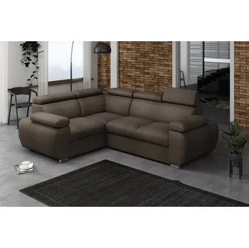 Sedací souprava FALCO Rohová sedací souprava Brooklyn I levá hnědá