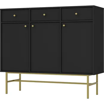 Komoda FALCO Komoda Taya 827 3 černý grafit