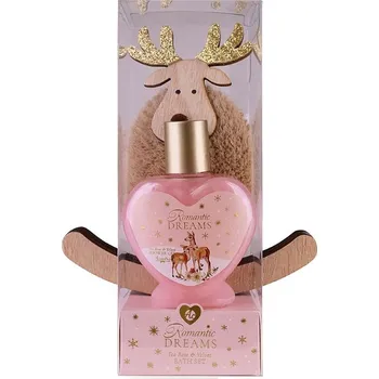 Kosmetická sada ACCENTRA Koupelový set Romantic Dreams s dřevěnou dekorativní figurkou jelena Dárkové balení 2 ks