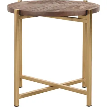 Konferenční stolek LABEL51 Odkládací stolek DOX 40 cm zlaté nohy PO-64.011