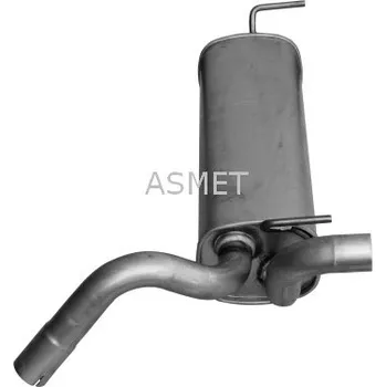 Zadní díl výfuku Střední díl výfuku ASMET 05.252