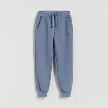 Dětská móda Reserved - BOYS` TROUSERS - ocelově modrá - 147FI-95X - 147FI-95X-164