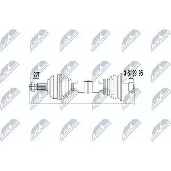 Poloosa kola Hnací hřídel - poloosa NTY NPW-RE-003