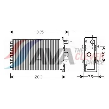 Výměník tepla, vnitřní vytápění, VNA6239