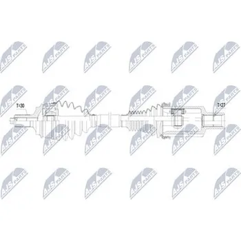 Poloosa kola Hnací hřídel - poloosa NTY NPW-ME-186