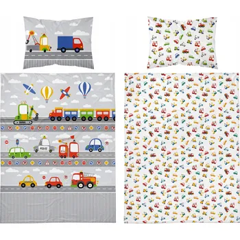 Povlečení Sada povlečení Detexpol 100 x 135 cm šedá