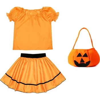 Karnevalový kostým KOSTÝM DÝNĚ NA HALLOWEEN PŘEVLEK PLES PODZIM KOSTÝM DÝNĚ 134-140 3el
