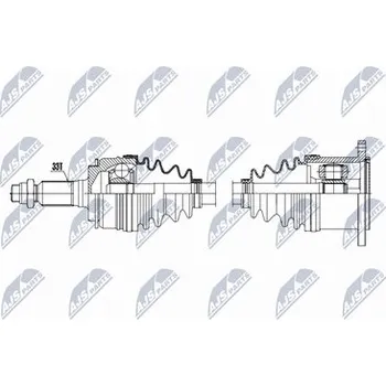 Poloosa kola Hnací hřídel - poloosa NTY NPW-CH-160