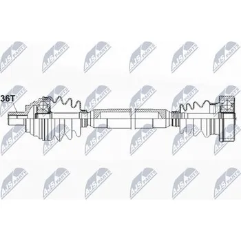 Poloosa kola Hnací hřídel - poloosa NTY NPW-VW-085