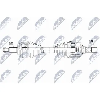 Auto-moto Hnací hřídel - poloosa NTY NPW-RE-214