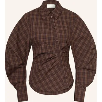 Dámská halenka Neo Noir Dámská Košile Neoella, tmavě hnědá, 32