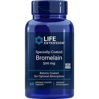 Life Extension Specially-Coated Bromelain Doplněk stravy s bromelainem 60 ks, tablety