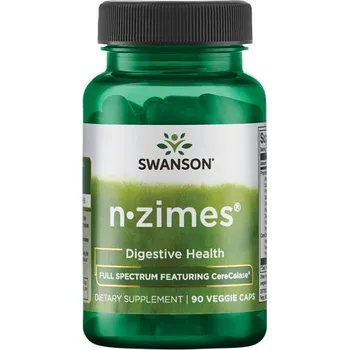 Zdraví Swanson n•zimes Doplněk stravy s enzymy 90 ks, vegetariánská kapsle