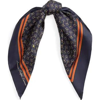 Šátek Hedvábný šátek Lauren Ralph Lauren 454P09802 hnědá 88X, vel. ONE SIZE