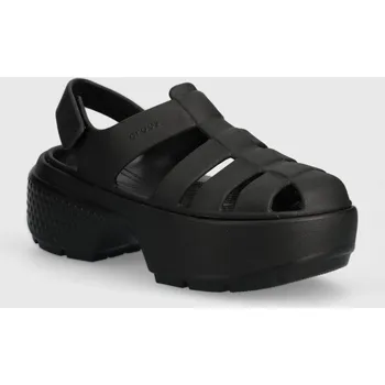 Dámská obuv Sandály Crocs Stomp Fisherman Sandal 209938.001 černá 99X, EUR 39/40