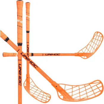 Florbal Unihoc NINO PRODIGY 36 neon orange Florbalová hůl neonově oranžová, Pravá (pravá ruka dole), 60cm (=70cm)
