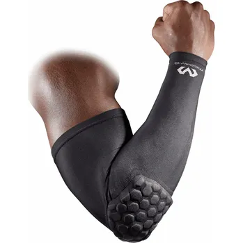 Pánské termoprádlo McDavid 6500R HEX Shooter Arm Sleeve / Single Kompresní návlek - ruka S, Černá