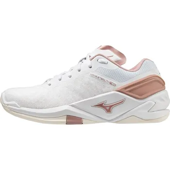 Pánská sálová obuv Mizuno WAVE STEALTH NEO X1GB200036 Sálová obuv White / Rose / Snow White, UK 10, EU 44,5, US 11, 29 cm