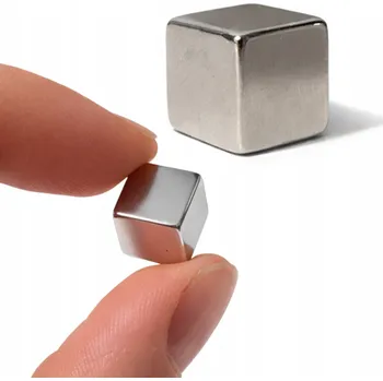 Dekorativní magnet Magnet Neodymový Deskový 10x10x10 mm N42 Kwawdrat Silný Magnet
