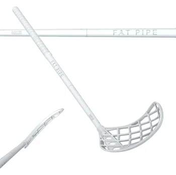 Florbalová hůl Fat Pipe RAW 26 THIN SILK Florbalová hůl bílá, Pravá (pravá ruka dole), 101cm (=111cm)