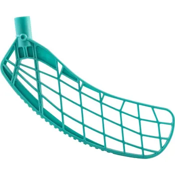 Florbalová čepel Exel AIR Čepel tyrkysová, Měkká, Pravá (pravá ruka dole), PE - polyethylen