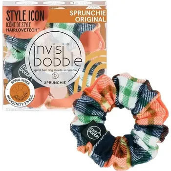 Invisibobble Fall In Love Sprunchie látková gumička do vlasů 1 ks, Channel the Flannel