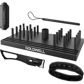 Kosmetická sada Goldwell NuWave Starter Tool Kit startovací sada natáček a nástrojů otevřený produkt