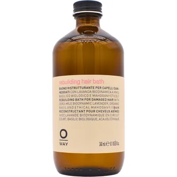 Šampon Oway Rebuilding Hair Bath regenerační šampon pro velmi poškozené vlasy 240 ml