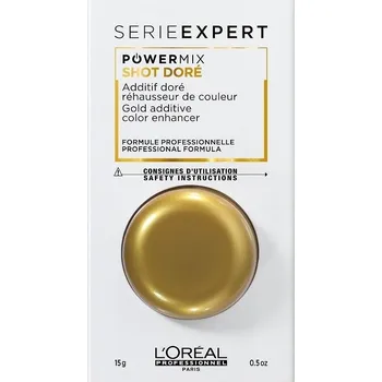 Vlasová regenerace L'Oréal Professionnel Série Expert Powermix Doré zlatý aditiv do masky na vlasy 15 ml