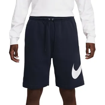 Dámské legíny Pánské teplákové kraťasy NIKE-M NK CLUB BB SHORT GX OBSIDIAN/OBSIDIAN/WHITE Modrá XL