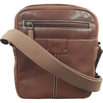 Marta Ponti pánská kožená crossbody koňaková C240006 camel