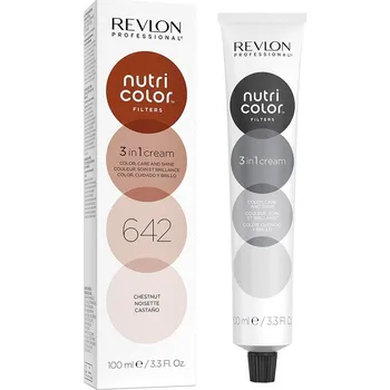 Kosmetika Revlon Professional Nutri Color Filters barvicí koktejl 3 v 1 100 ml, 642 chestnut
