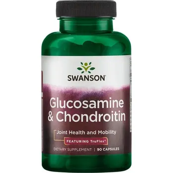 Zdraví Swanson Glucosamine & Chondroitin Doplněk stravy pro podporu kloubů 90 ks, kapsle, 500 / 400 mg, EXP. 01/2026