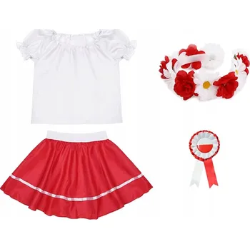 Karnevalový kostým KOSTÝM NÁRODNÍ SUKNĚ HALENKA 98-110 4el