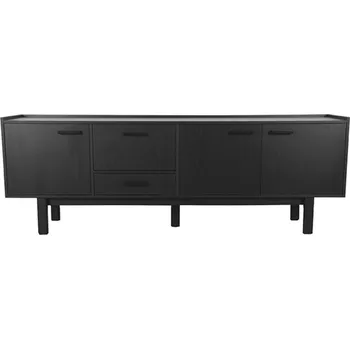 Komoda LABEL51 Dřevěná komoda CALI černá FU-88.021