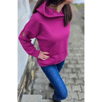 Dámská mikina Kulišárny Mikina dámská WARM FUCHSIA VELIKOST: 36-38