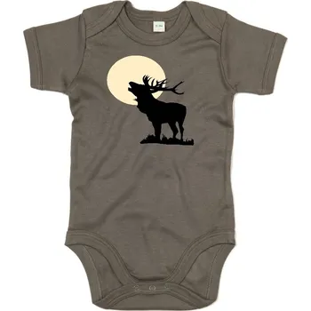 Kojenecký body Dětské body Jelen v měsíci Velikost: 0-3 m