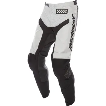 Moto kalhoty Fasthouse Grindhouse kalhoty Silver Black Velikost: 28 4163-7028