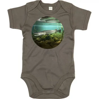 Kojenecký body Dětské body Štika barevná Velikost: 0-3 m