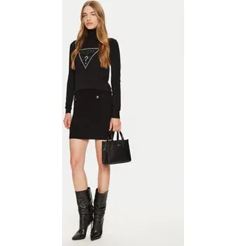 Dámská sukně Guess Mini sukně W4BD64 Z2WX0 Černá Slim Fit L