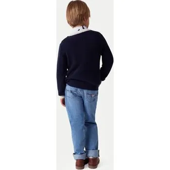 Pánská móda Guess Jeansy L6RA01 D58M2 Modrá Straight Fit 14Y