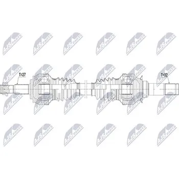 Poloosa kola Hnací hřídel - poloosa NTY NPW-AR-043