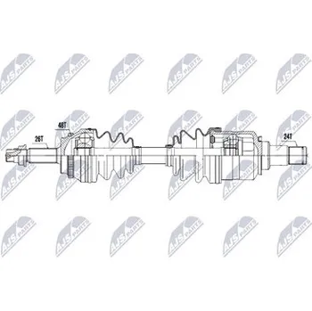 Hnací hřídel - poloosa NTY NPW-TY-209