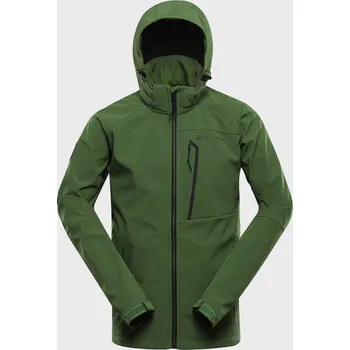 Pánská softshellová bunda ALPINE PRO Pánské Zelená pánská softshellová bunda s membránou Alpine Pro Hoor Zelená XXL (2522487)