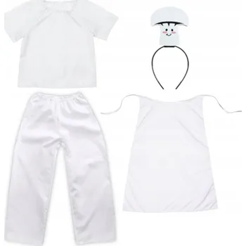 Karnevalový kostým KOSTÝM HŘÍBEK KALHOTY HALENKA BÍLÝ 134-140