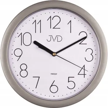 Hodiny Nástěnné hodiny JVD stříbrné 25 cm
