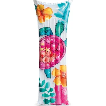 INTEX Fashion nafukovací lehátko o rozměrech 183 x 69 cm, želva
