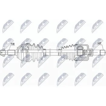 Hnací hřídel - poloosa NTY NPW-PE-057