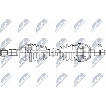 Hnací hřídel - poloosa NTY NPW-PL-169