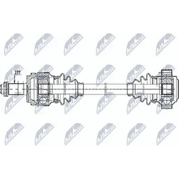 Poloosa kola Hnací hřídel - poloosa NTY NPW-BM-149